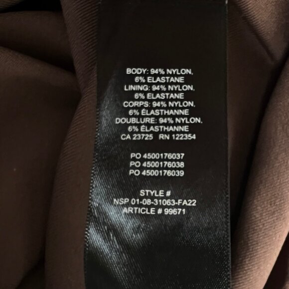 Aritzia Brown Midi Dress - Picture 5 of 7